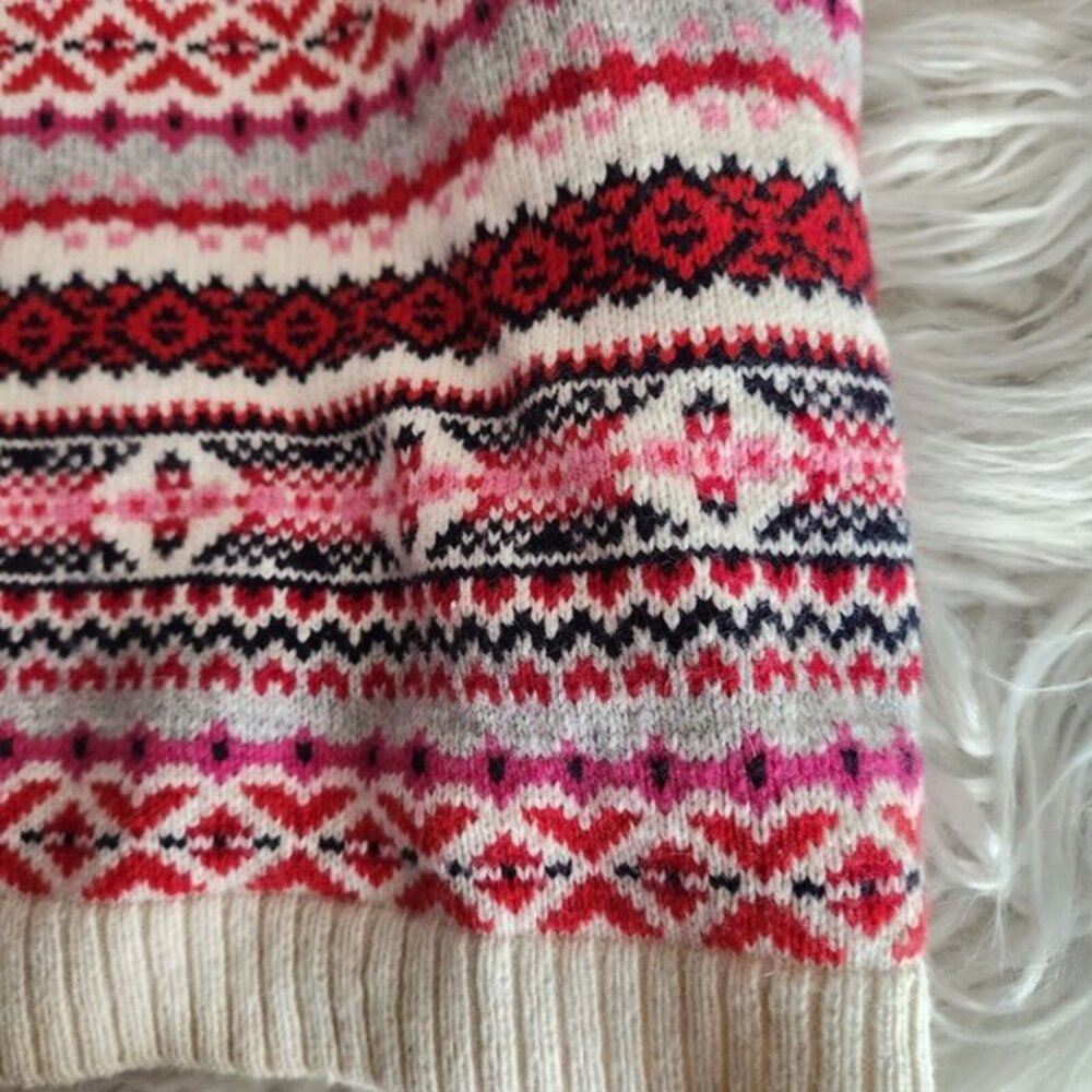Tommy Hilfiger Sweater Dress Tunic‎ Multi Color Turtleneck Casual Size M - Picture 9 of 12